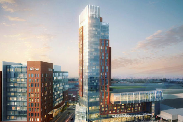 Image of new Hilton tower
